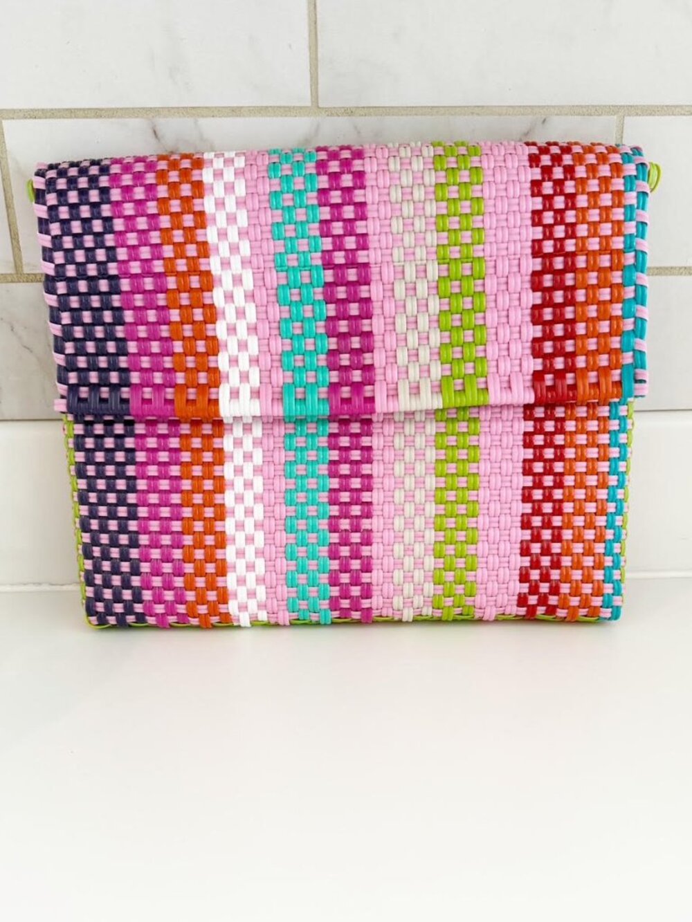 Squeeze de Citron Colorful Envelope-Style Clutch